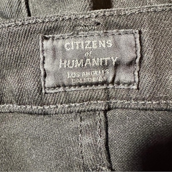 Citizens of Humanity Women’s Black Demy Cropped FlareJeans - Picture 4 of 8
